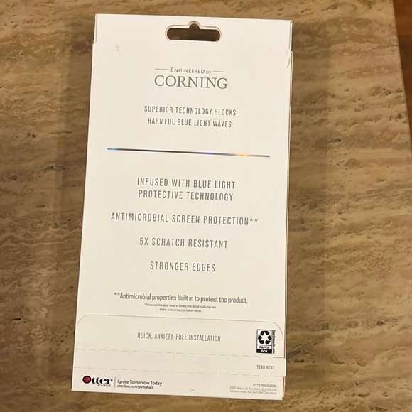 iPhone 12 Pro max amplify glass otter box screen protector new in box - Picture 2 of 3